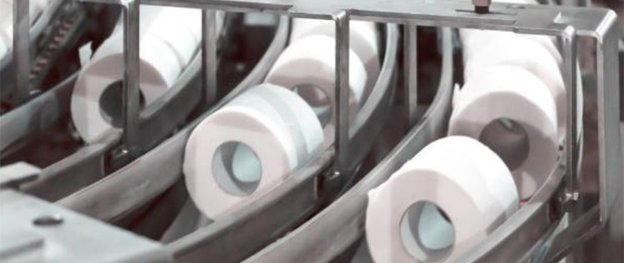 Correas para el proceso de producción de papel y conversión de cartón